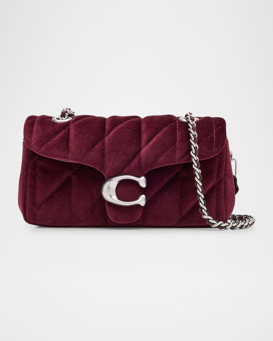 Coach Tabby 20 Quilted Velvet Chain Shoulder Bag | Neiman Marcus