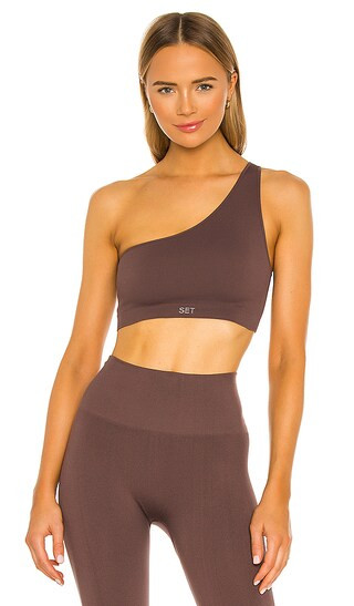 X REVOLVE Ribbed One Shoulder Sports Bra | Revolve Clothing (Global)