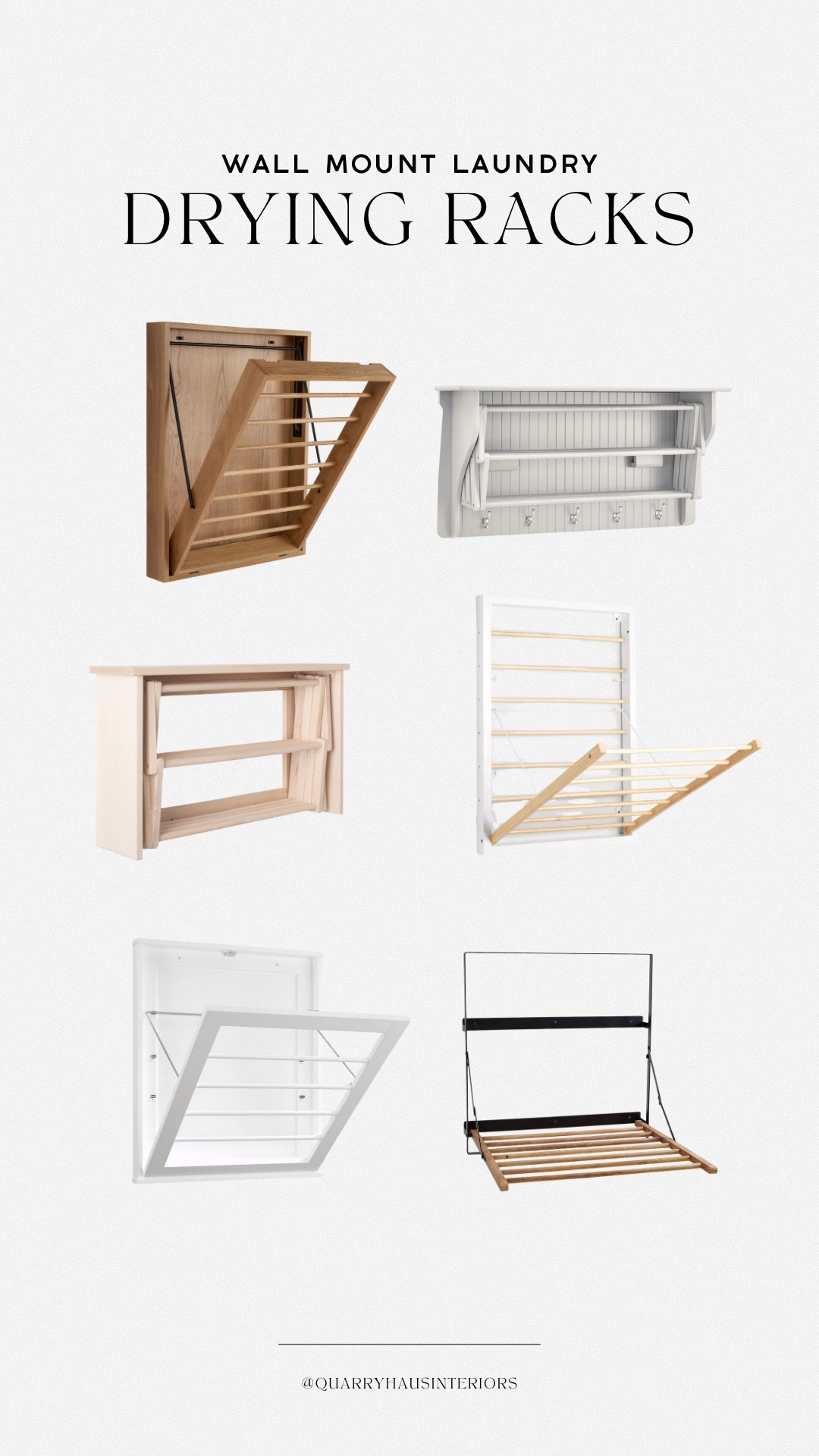 Wall mount drying racks for your laundry room 🧺 including budget friendly picks starting at $37

#LTKHome