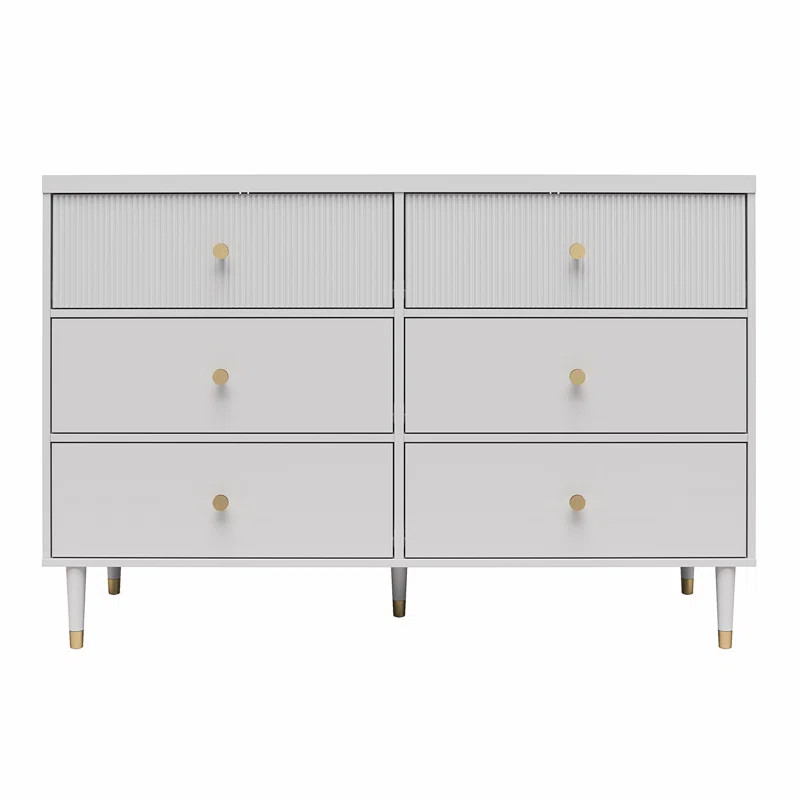 Elizabeth 6 Drawer 54.4'' W Dresser | Wayfair North America