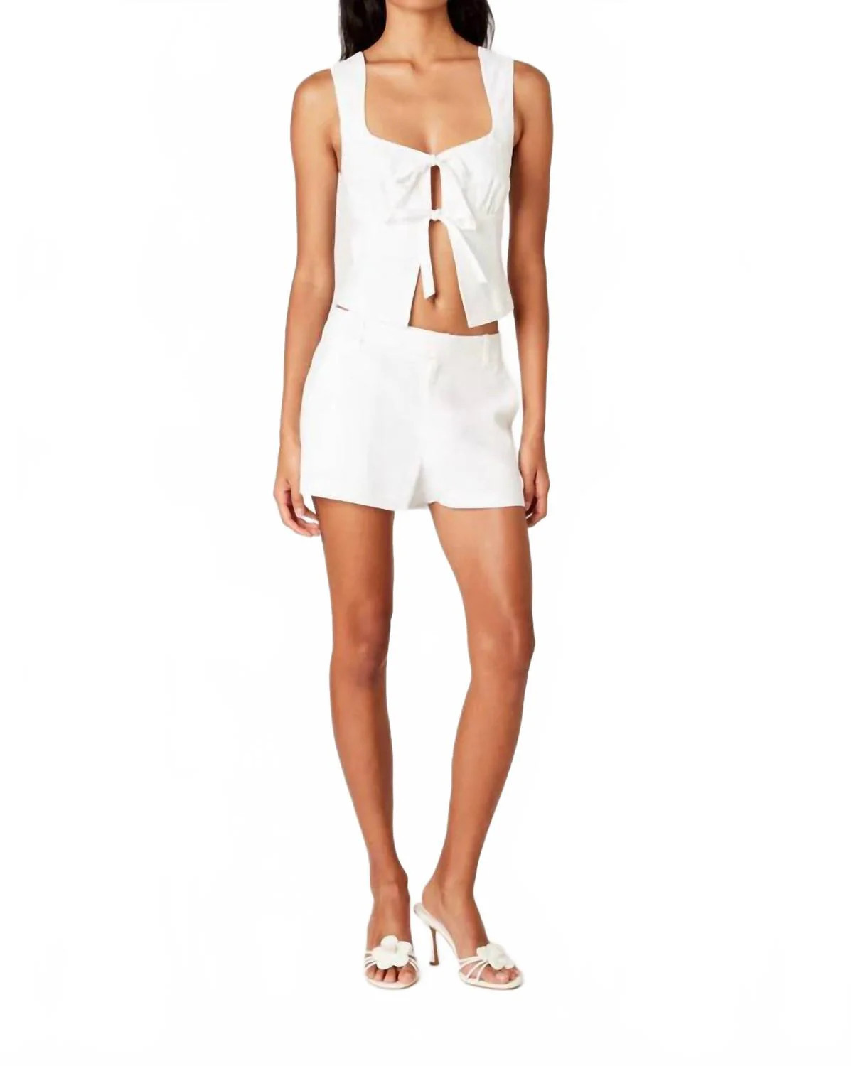 Micro Short In White | Shop Simon