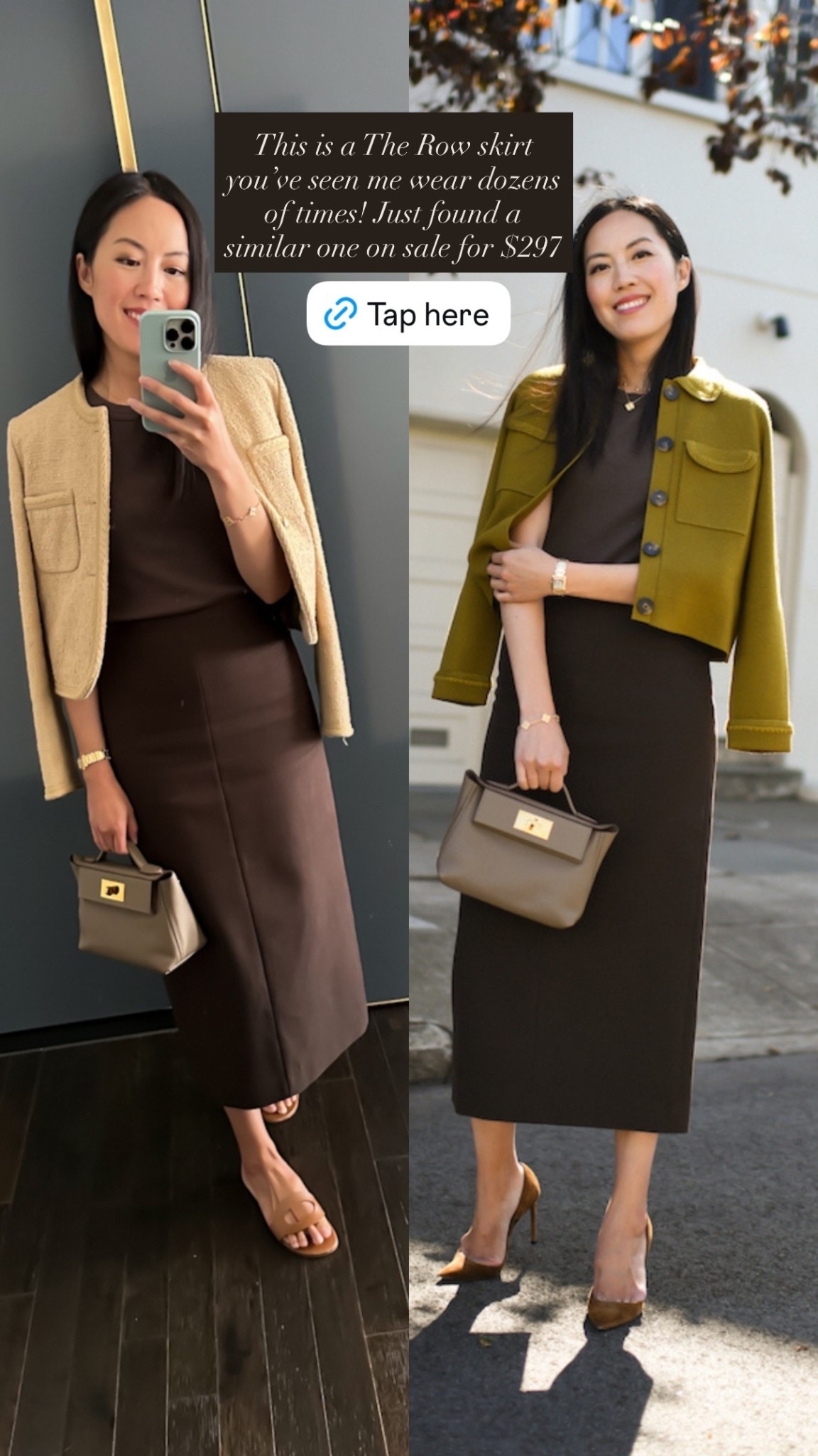 Designer skirt dupe!
Linked here

#classicstyle
#winteroutfit
#officeoutfit
#winterworkwear
#winterstyle

#LTKootd #LTKWorkwear #LTKSaleAlert