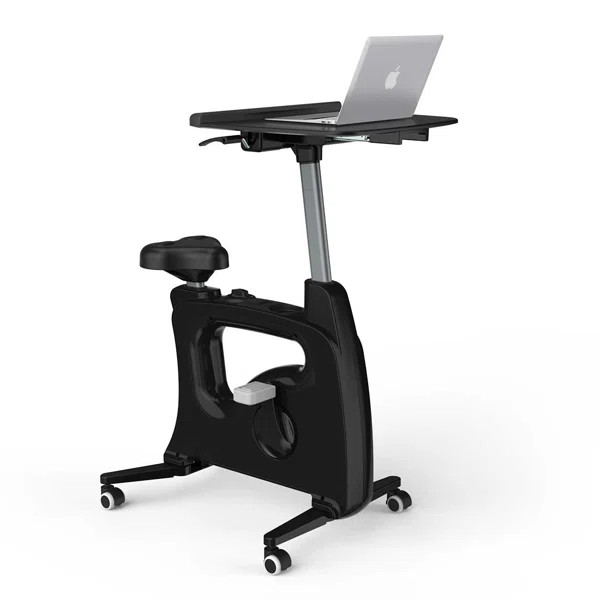 Exercise Workstation Bike Height Adjustable Standing Desk | Wayfair North America
