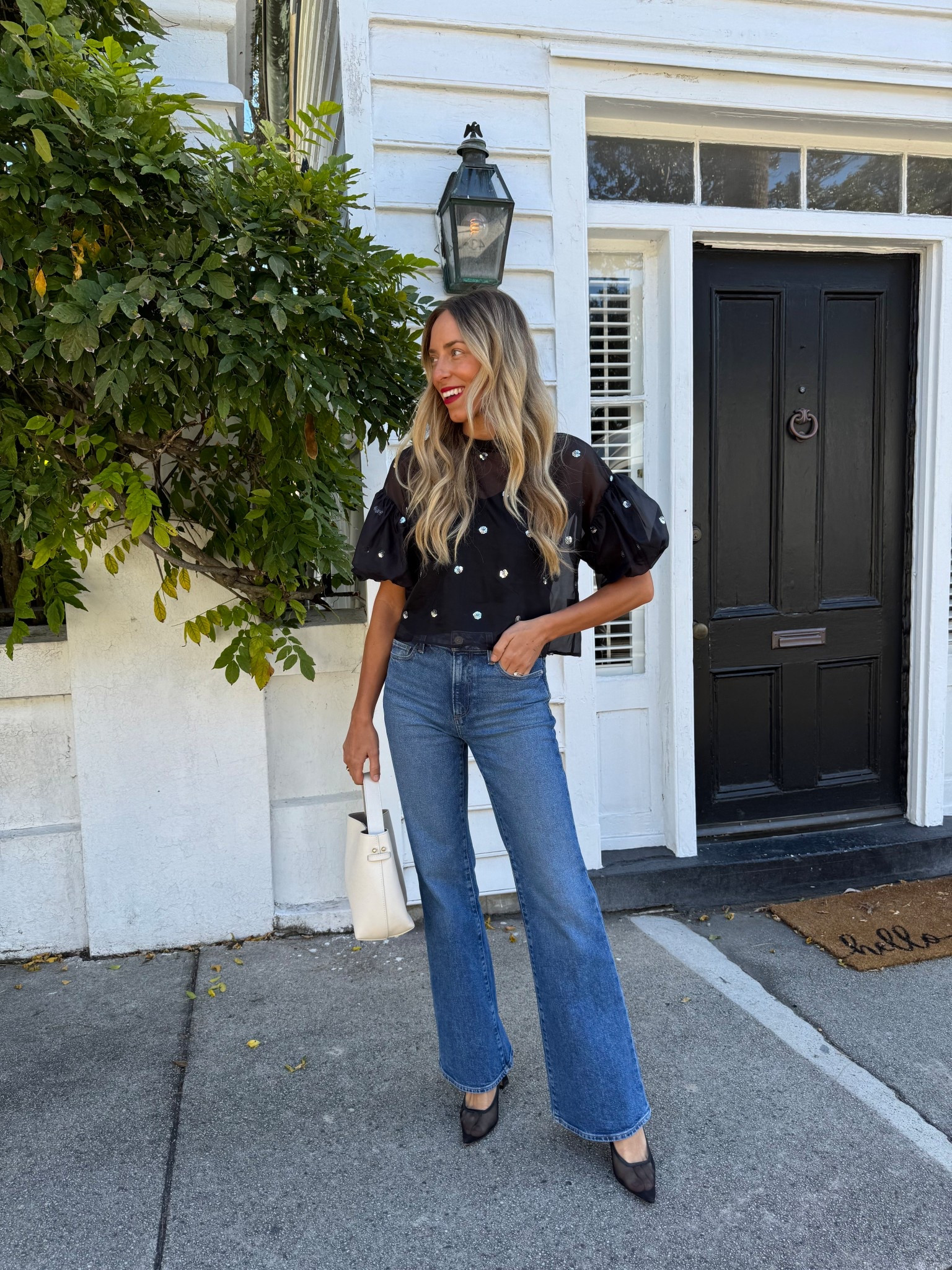 Size small top 
TTS jeans 