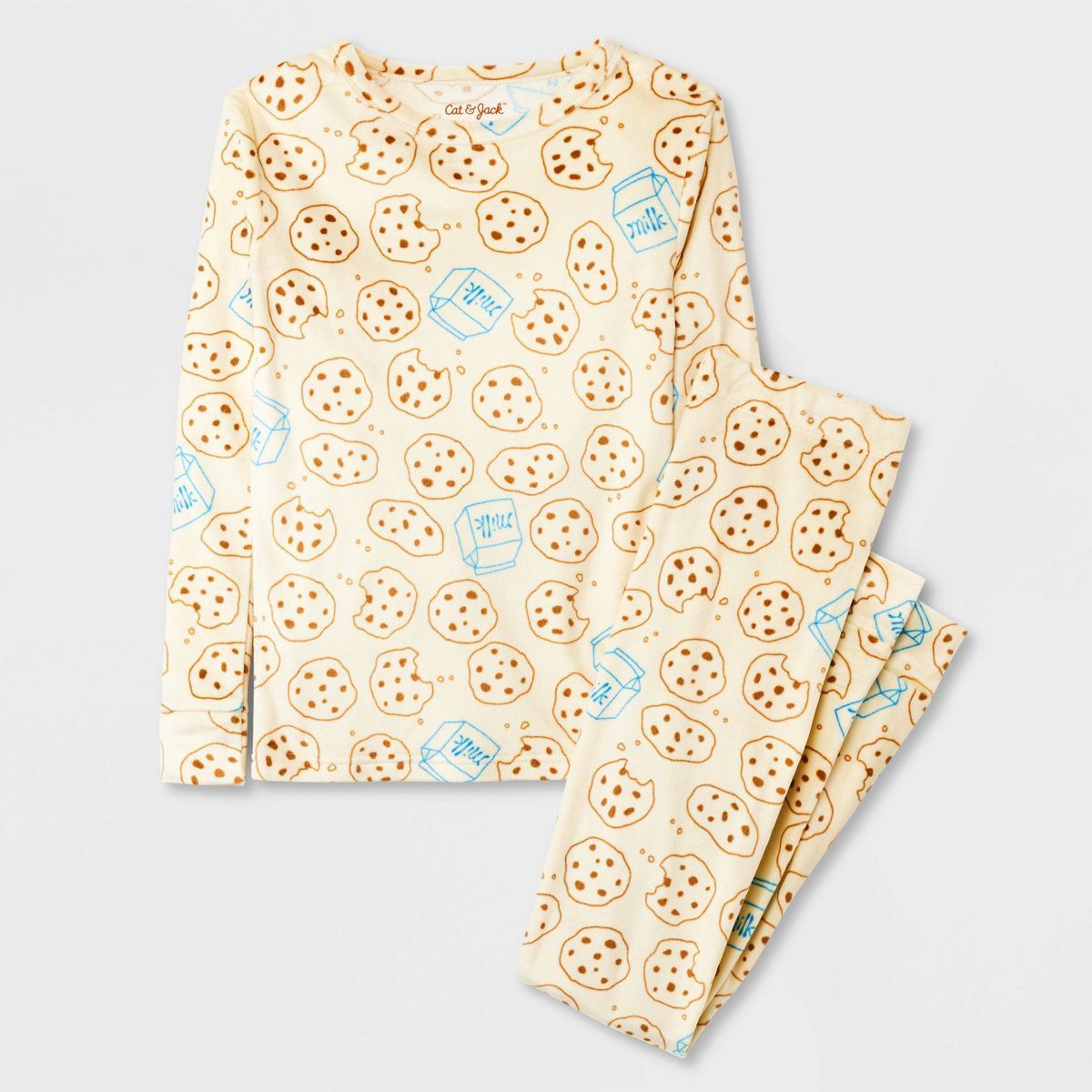 Kids' 2pc Long Sleeve Snuggly Soft Pajama Set - Cat & Jack™ | Target