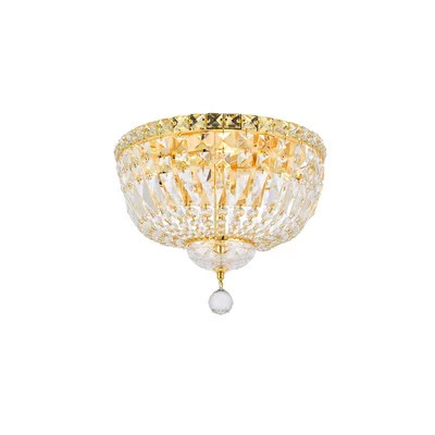 Stinnett 4 -Light 14" Flush Mount | Wayfair North America
