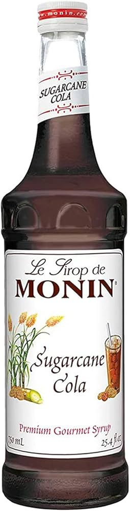 Monin - Sugarcane Cola Syrup, Authentic Cola Flavor, Great for Soda, Floats, and Slushes, Gluten-... | Amazon (US)