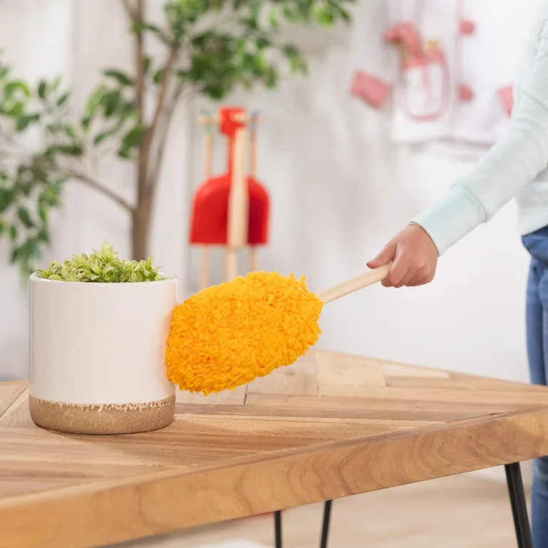 Melissa & Doug Dust! Sweep! Mop! 6-Piece Pretend Play Cleaning Set - FSC Certified Materials | Walmart (US)