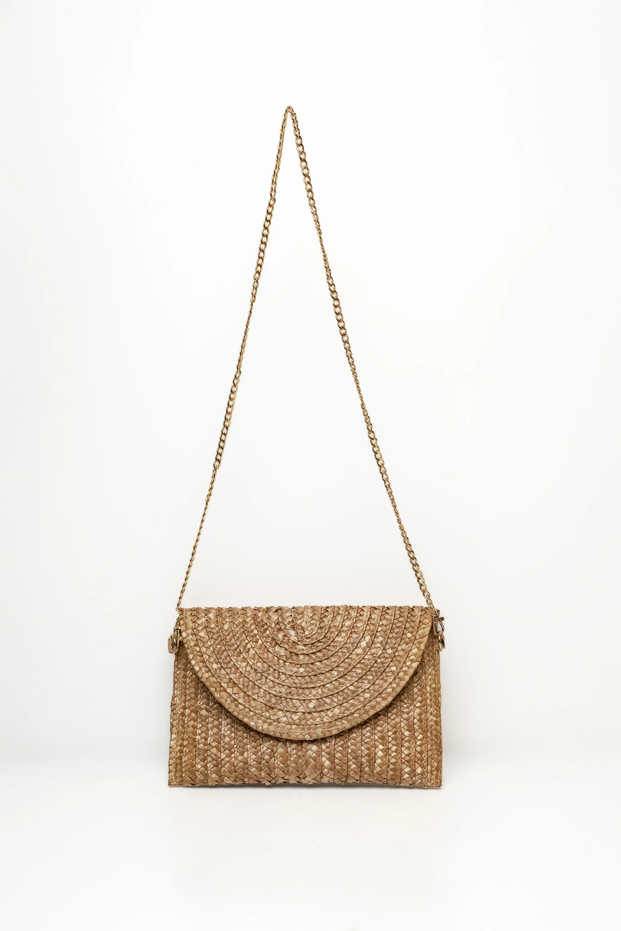 Natural Alva Straw Crossbody | JLUXLABEL