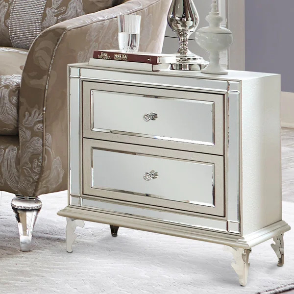 Hollywood Loft Upholstered Nightstand | Wayfair North America