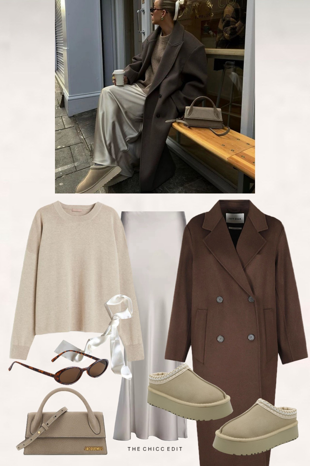Fall outfit inspo 🤎 Shop the look 

#fallout #sweater #dupe #boots #skirt sunglasses Amazon handbag Uggs double breasted coat

#LTKootd #LTKgrwm #LTKWorkwear