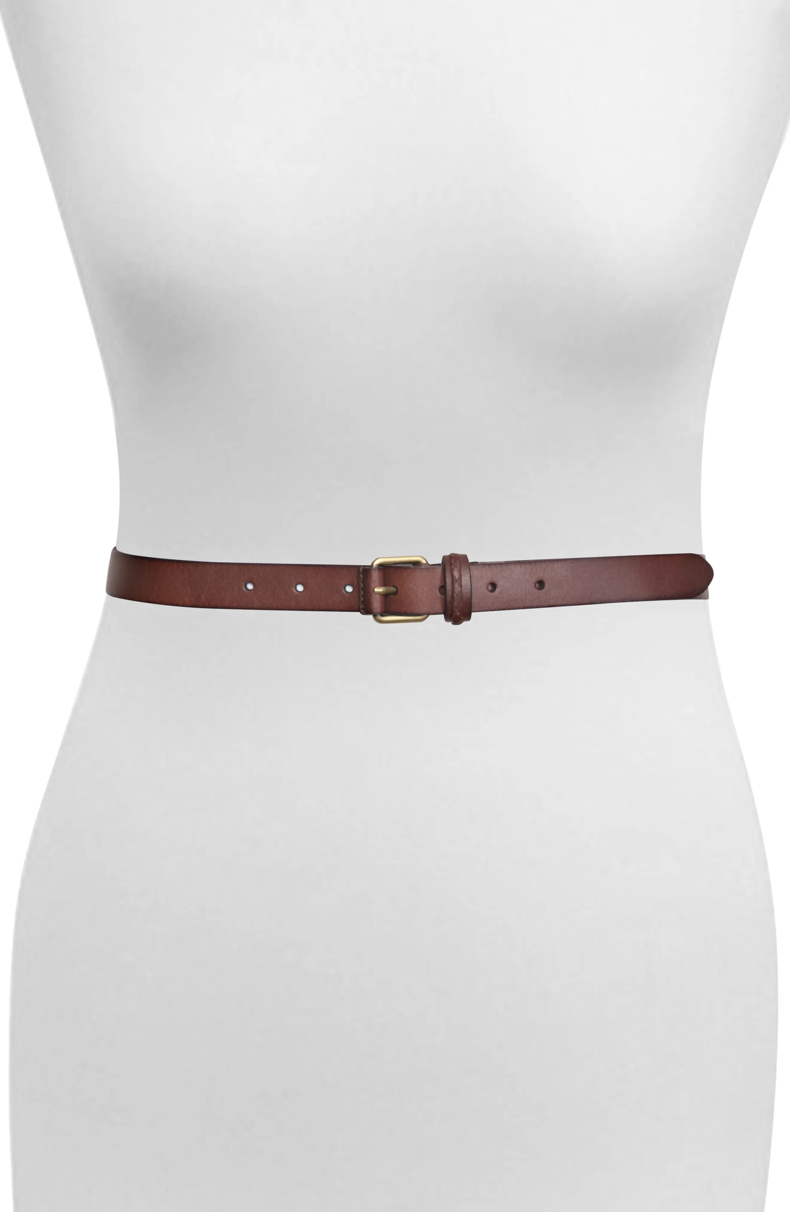 Frye Leather Belt in Brown at Nordstrom, Size Large | Nordstrom