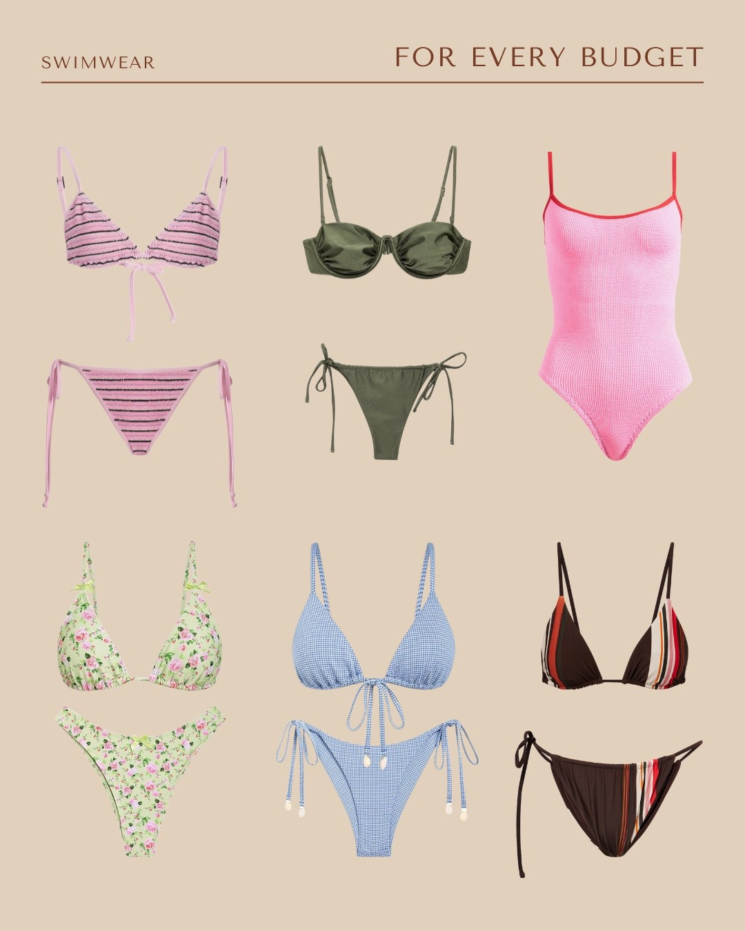 Swimwear for every budget 👙 

#LTKStyleTip #LTKSeasonal #LTKSwim