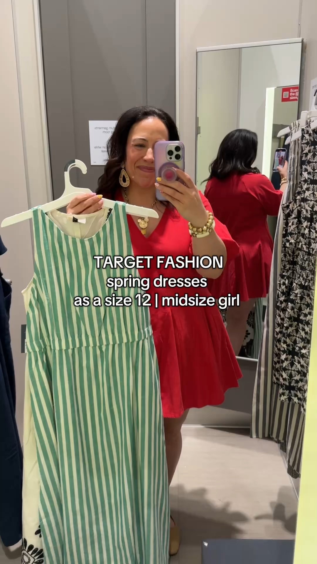Target fitting room try on with spring dresses as a size 12 girl 

The white + black eyelet dress is only available in store :) 

#LTKFindsUnder50 #LTKMidsize #LTKFindsUnder100