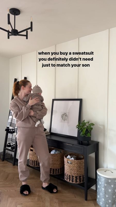 Matching sweatsuits with my son. Amazon sweatsuit and H&M baby clothes

#LTKfamily #LTKbaby #LTKfindsunder50
