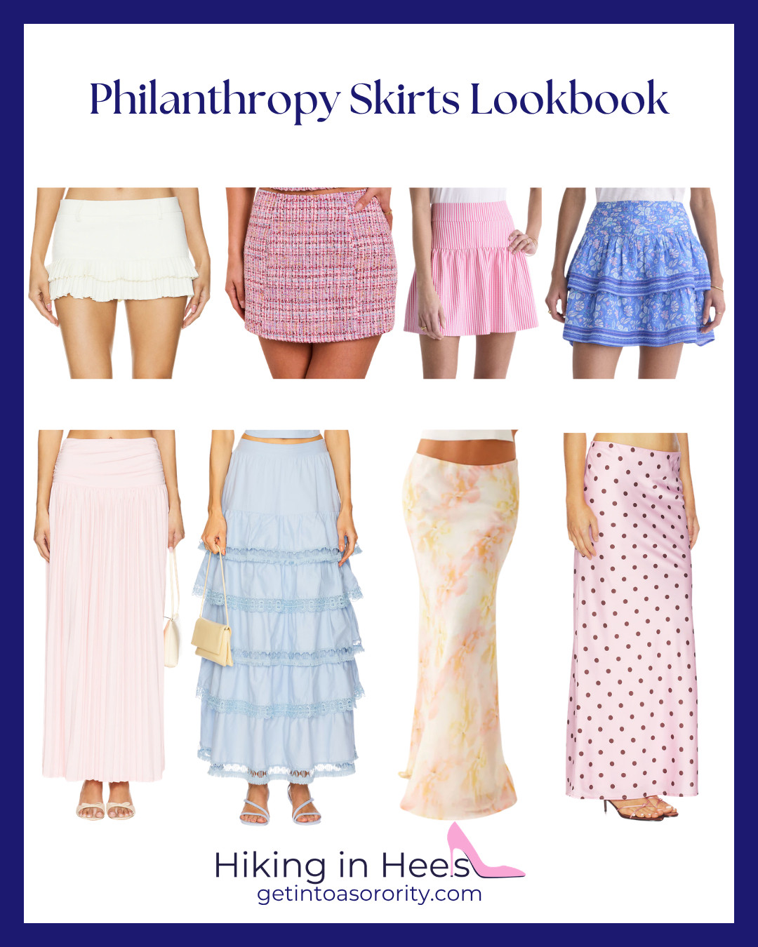 Philanthropy Round Skirts for The Panhellenic T-Shirts!! 💕🎉 

 #LTKgrwm #LTKSeasonal #LTKBeauty