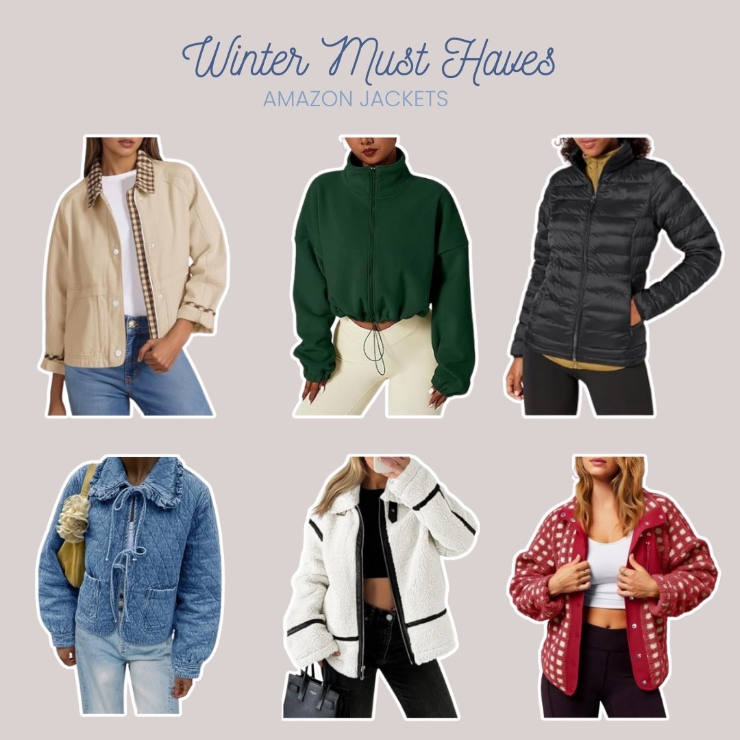 Affordable, cozy, and CUTE 😍 These are all from Amazon and perfect for layering this season. Whether you want quilted, fleece, sherpa, or puffers, there’s a style for every vibe.

#LTKSeasonal #LTKFindsUnder100 #LTKTravel