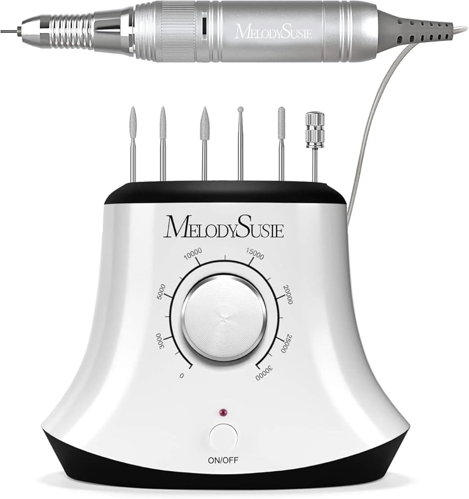 MelodySusie 30000 RPM Professional Nail Drill Scarlet, High Speed, Low Heat, Low Noise, Low Vibra... | Amazon (US)