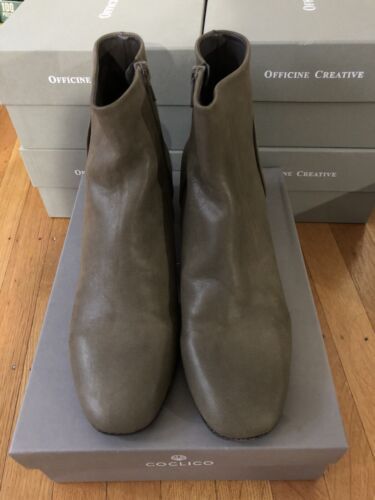 Coclico Womens Boots Enkel Talco Khaki Size 40 Leather New In Box $425  | eBay | eBay US