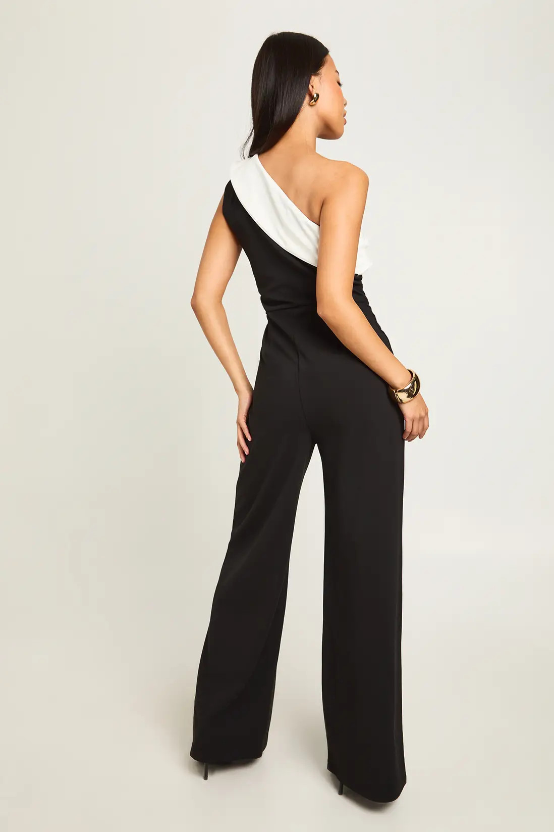 Jumpsuits | Petite Mono Wide Leg Jumpsuit | boohoo | Debenhams UK