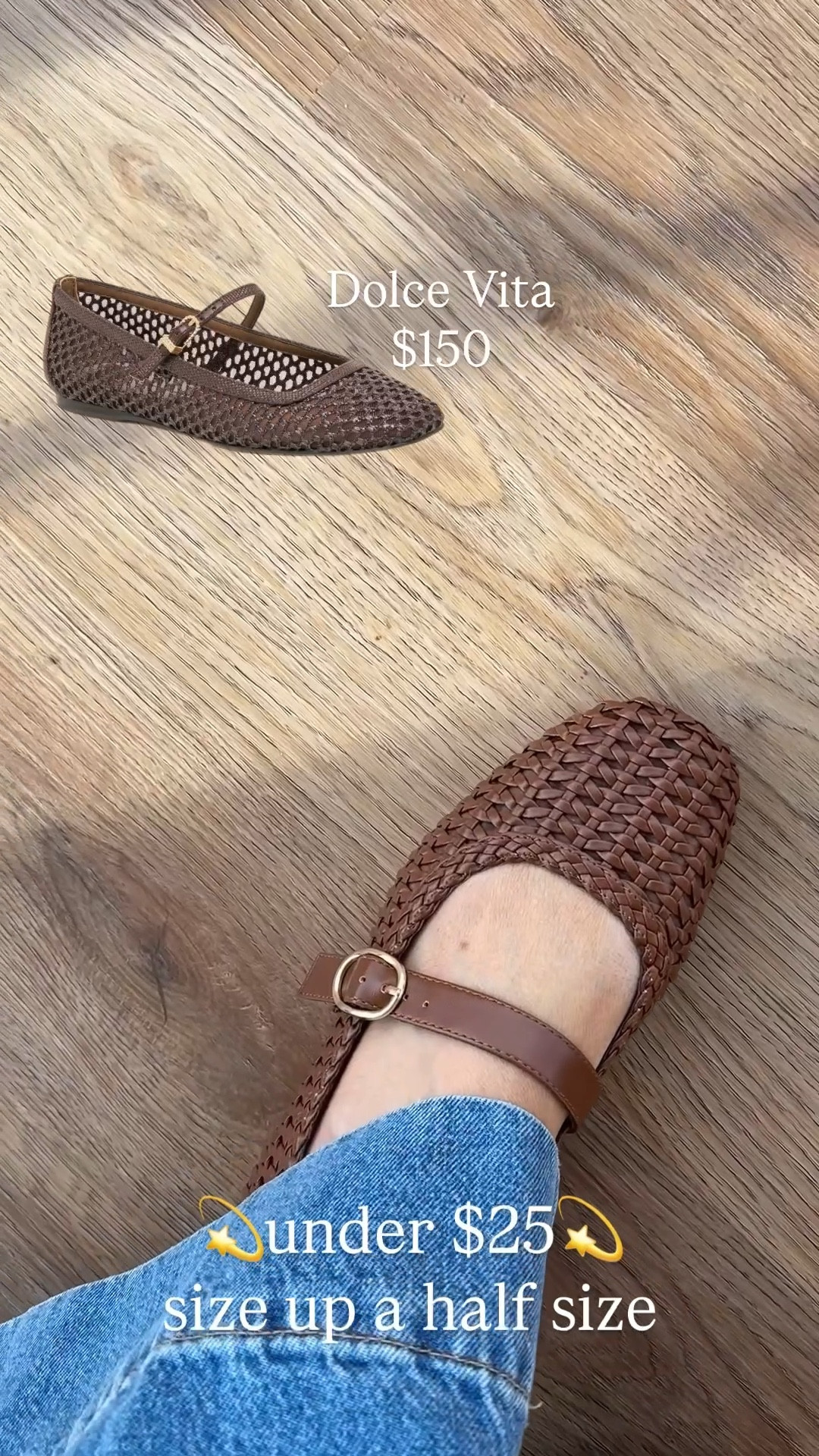 These are SO good but run slightly small. Size up a half! Looks identical to dolce vita
and Larroude! + lots of colors 

#LTKootd #LTKFindsUnder50 #LTKU