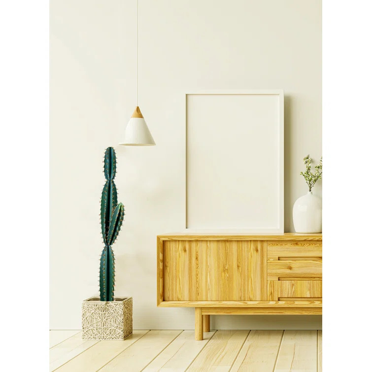 51'' Faux Cactus Plant in Pot | Wayfair North America