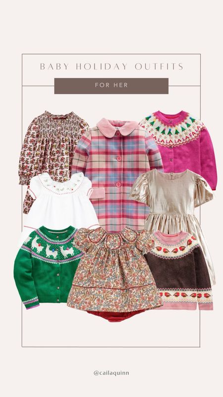 Baby Holiday Outfits for Her! 

#LTKkids #LTKbaby #LTKHoliday