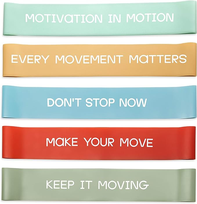 Bala Resistance Bands (5 Per Set) | Resistance Bands for Women and Men Ideal for Legs, Arms and B... | Amazon (US)