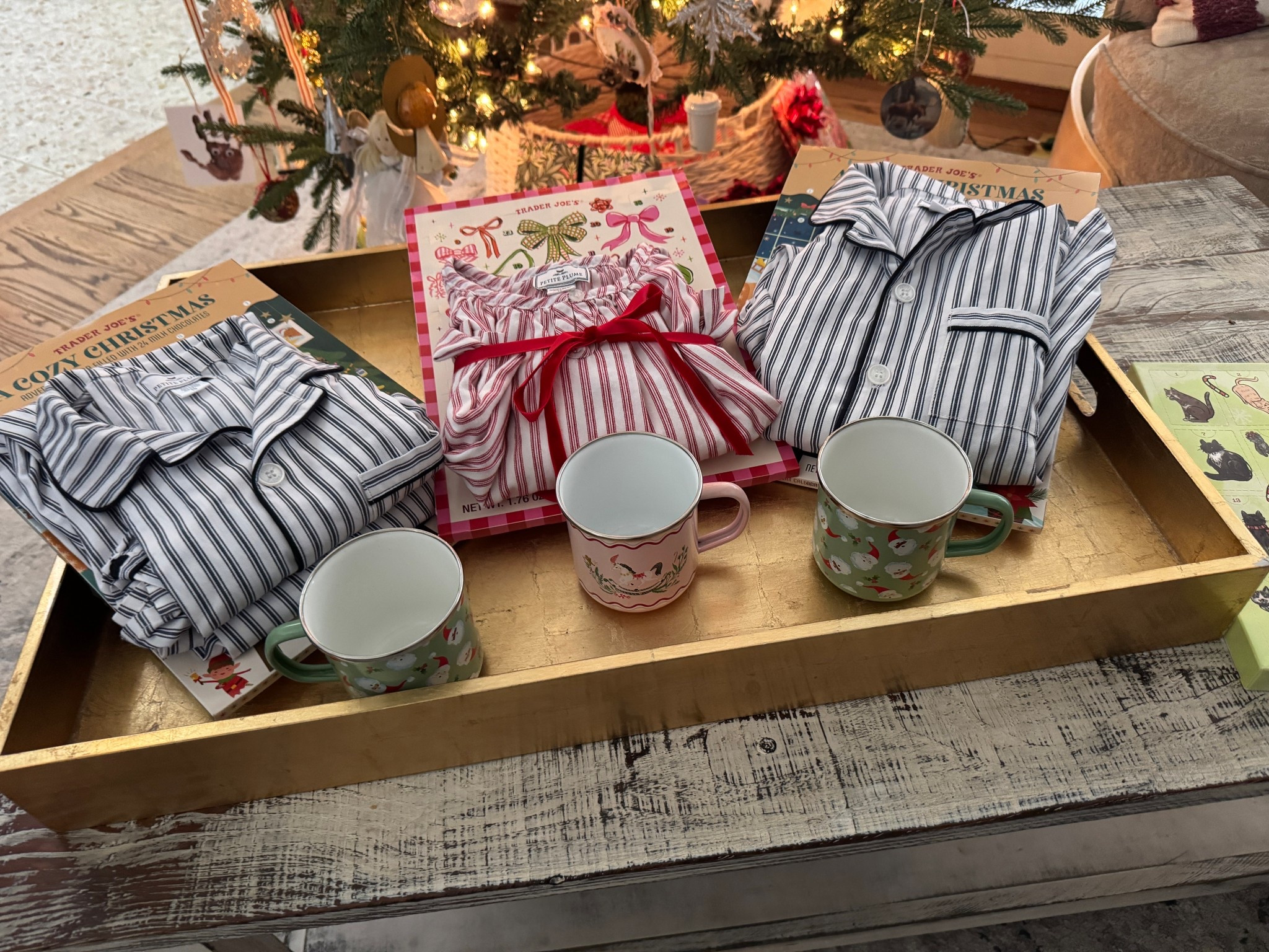 The sweetest Christmas scene, some fun gifts that would be great any day in December, for a little advent or elf surprise! ❤️🎀 Also great stocking stuffers (pajamas and the cups)!

#LTKGiftGuide #LTKHoliday #LTKKids