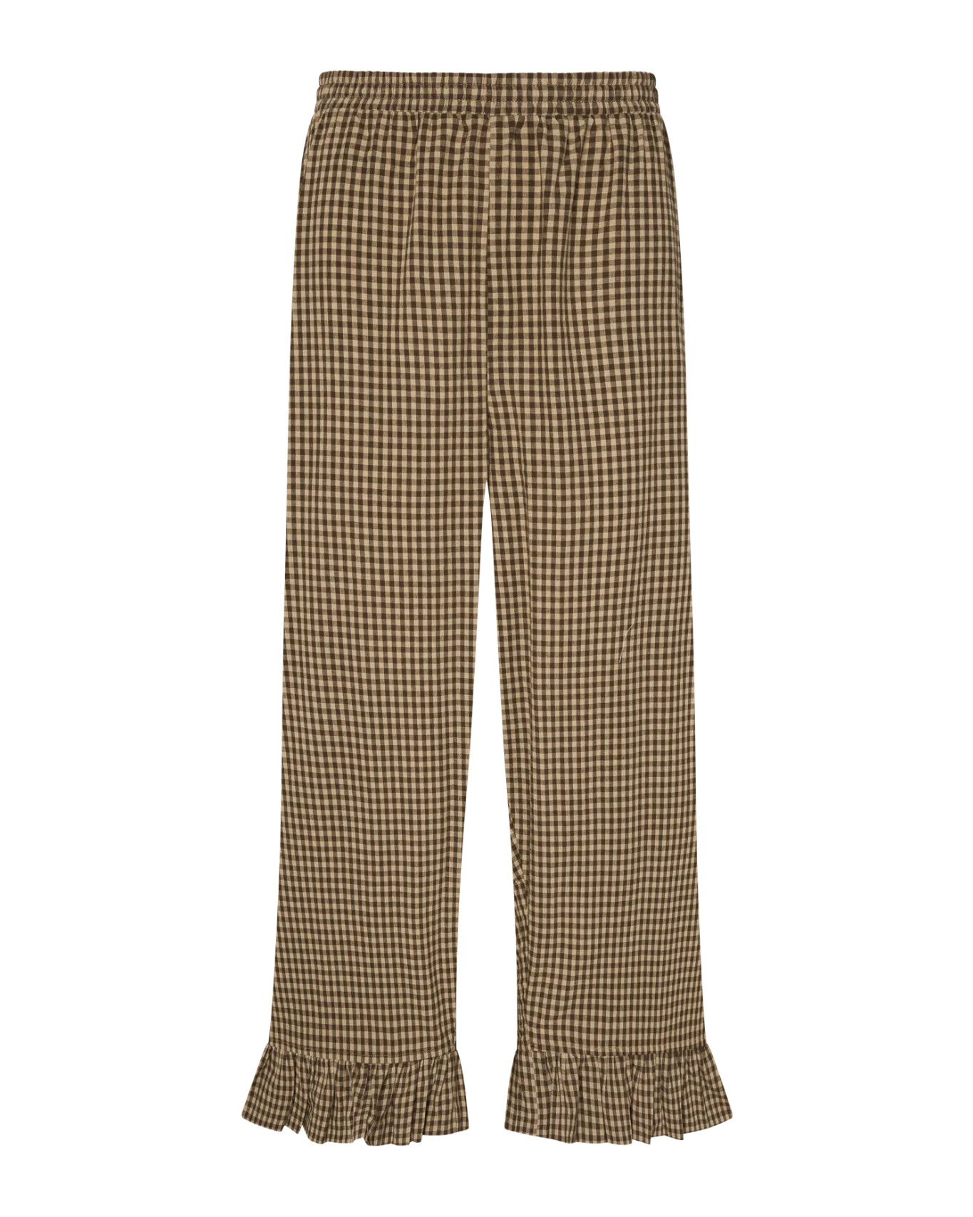 Boxer Pant in Brown Gingham | Sonderhuas