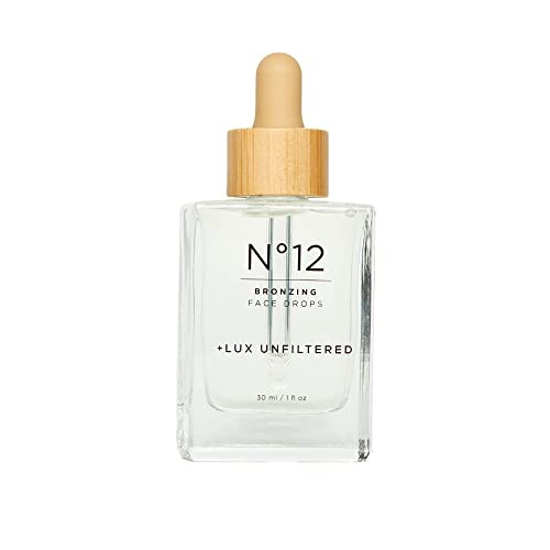 + Lux Unfiltered N°12 Bronzing Face Drops in Fragrance Free, Self Tanning Face Drops, Hyaluronic... | Amazon (US)
