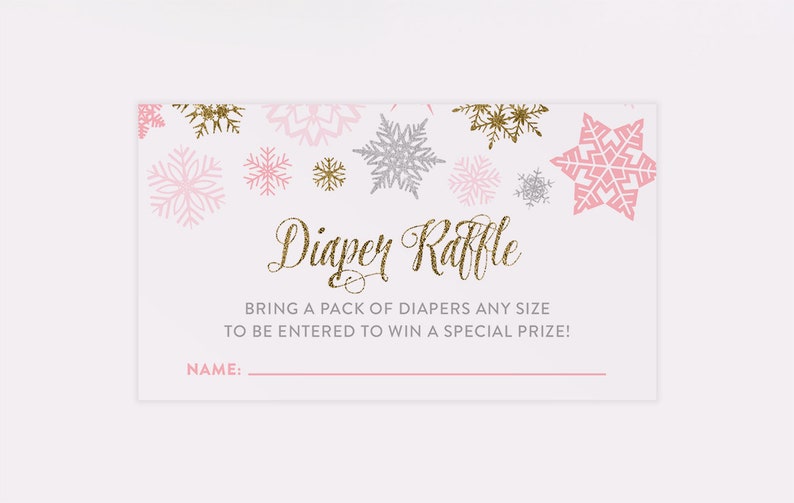 INSTANT DOWNLOAD Diaper Raffle Ticket Diaper Raffle Card | Etsy | Etsy (US)