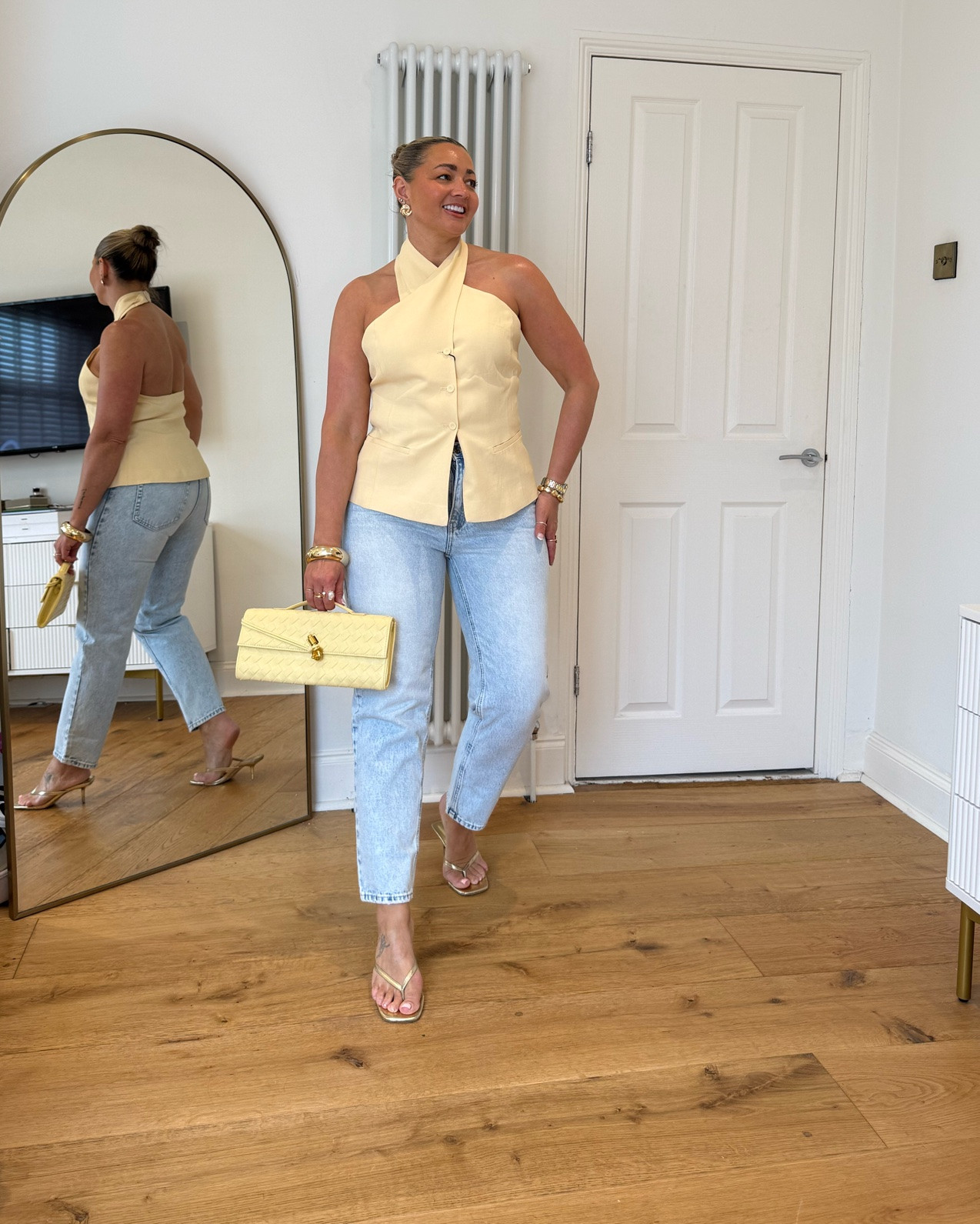 Jeans and a nice top 

Waistcoat top

#LTKsummer #LTKmidsize