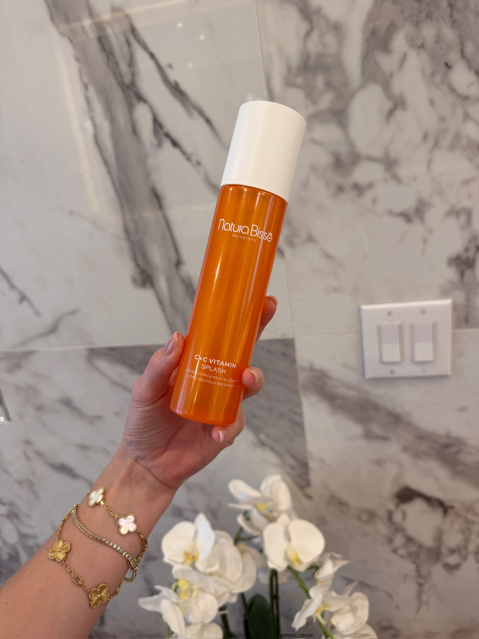I've been reaching for the Natura Bissé C+C Vitamin Splash nonstop lately. 🍊 It gives my skin such a refreshing pick-me-up, especially in the morning or anytime I need a little boost throughout the day. The lightweight mist feels instantly hydrating, leaves my skin looking fresh and glowy, and the citrus scent is so energizing without being overpowering.

#LTKselfcare #LTKActive #LTKBeauty