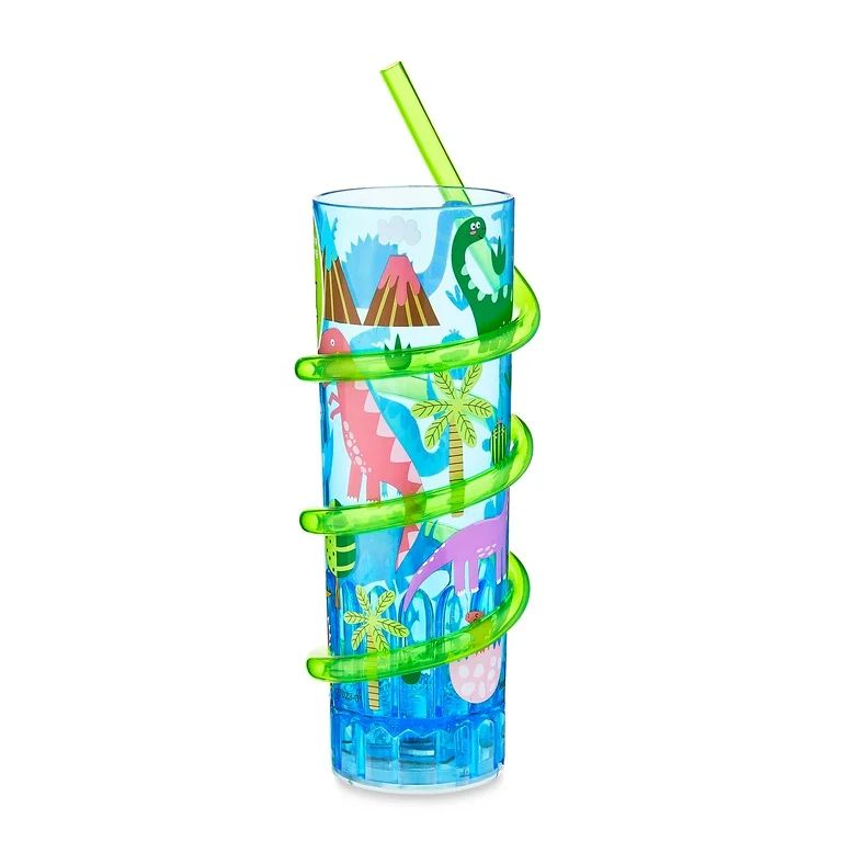 Easter Light Up Cup with Silly Straw, Blue Dinosaurs, by Way To Celebrate - Walmart.com | Walmart (US)