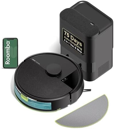 iRobot Roomba 105X Robot Vacuum & Mop Combo, AutoEmpty Dock, Self‑Emptying for Up to 75 Days, 7... | Amazon (US)