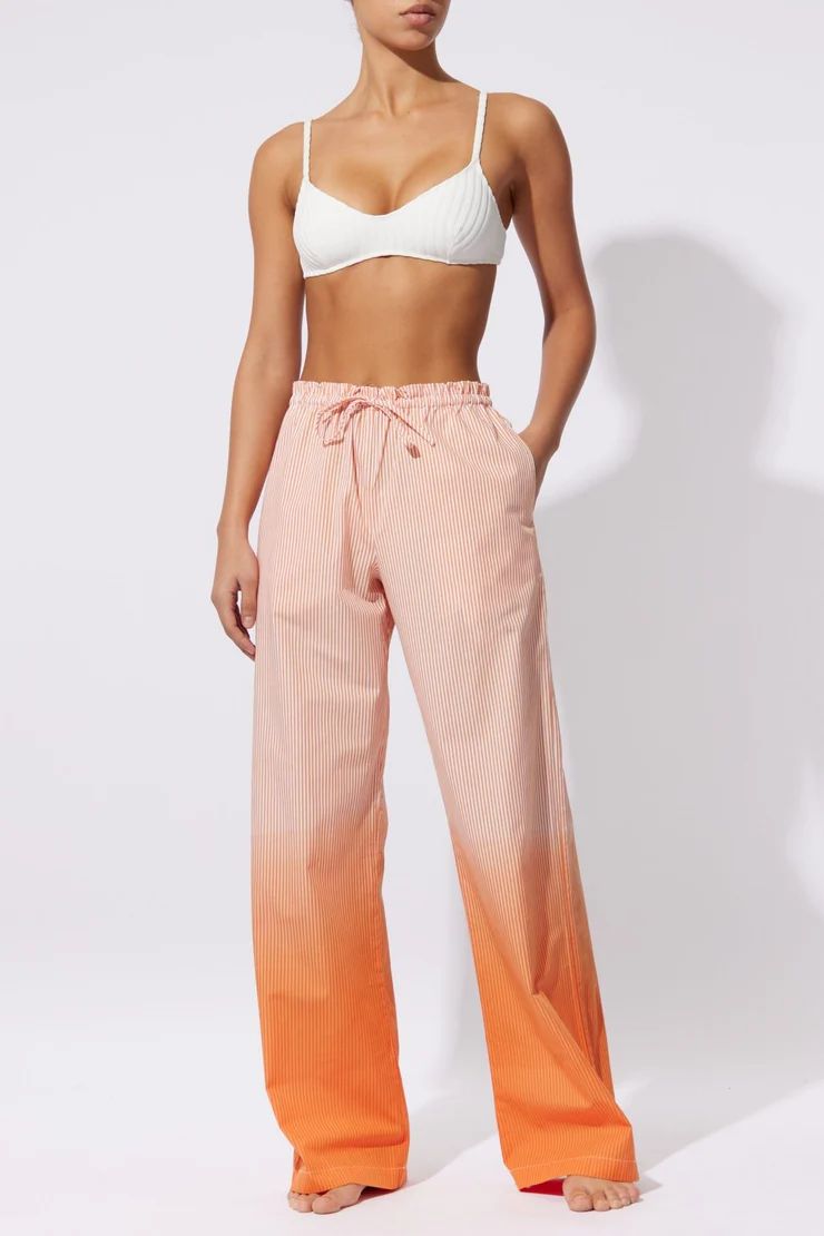 The Allegra Pant Clementine Ombre | Solid & Striped