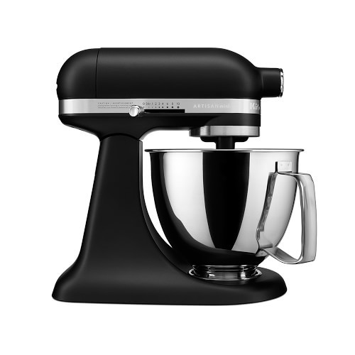 KitchenAid(R) Artisan Mini with Flex Edge Beater, Matte Black | Williams-Sonoma