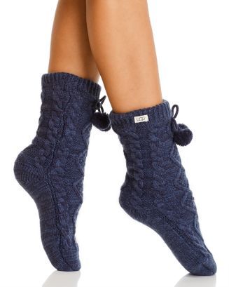 Pom-Pom Fleece-Lined Socks | Bloomingdale's (US)