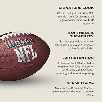 Wilson NFL Recreational Footballs | Amazon (US)