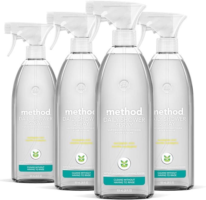 Method Daily Shower Cleaner Spray, Plant-Based & Biodegradable Formula, Spray and Walk Away - No ... | Amazon (US)