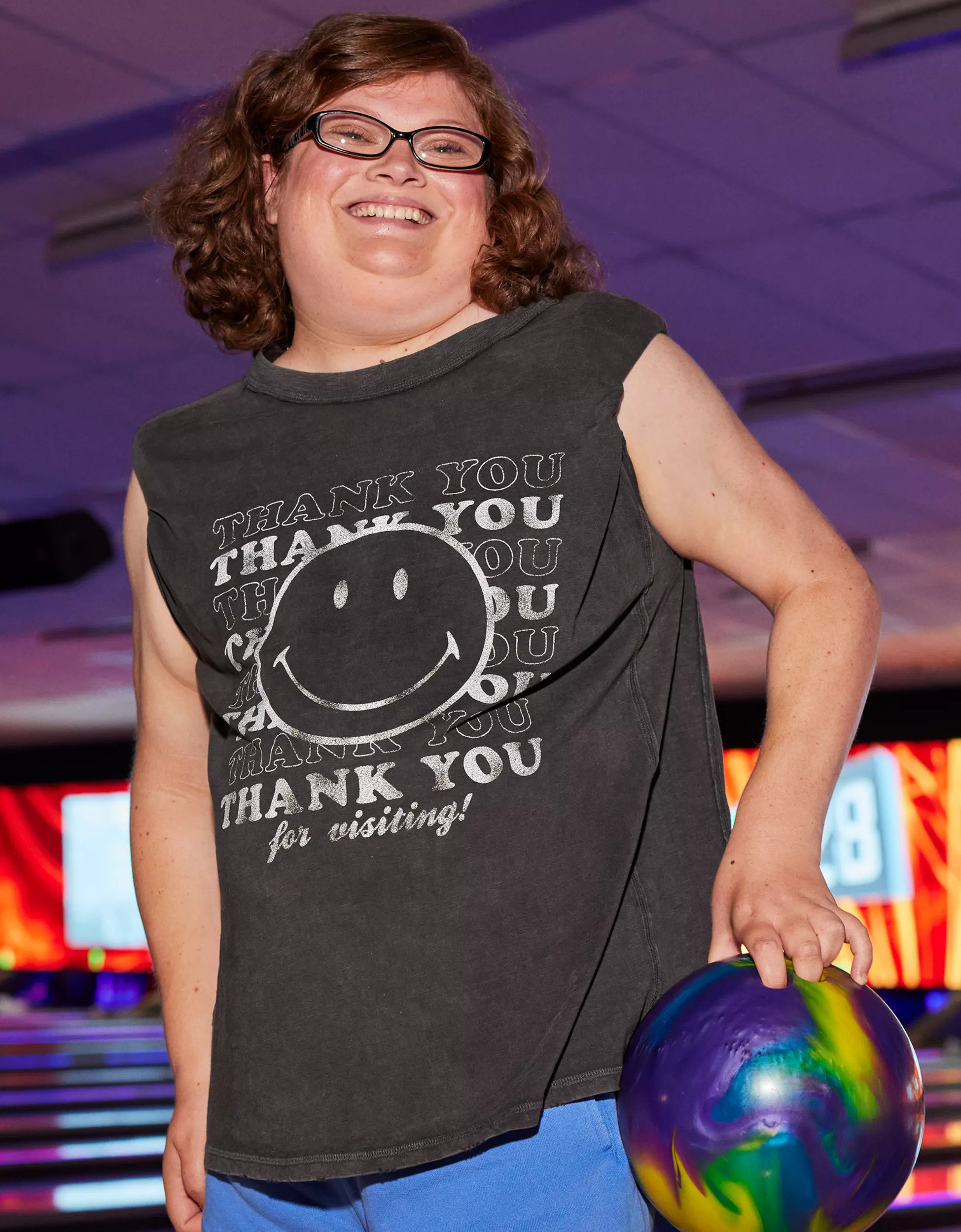 Aerie Oversized Graphic Boyfriend T-Shirt | Aerie