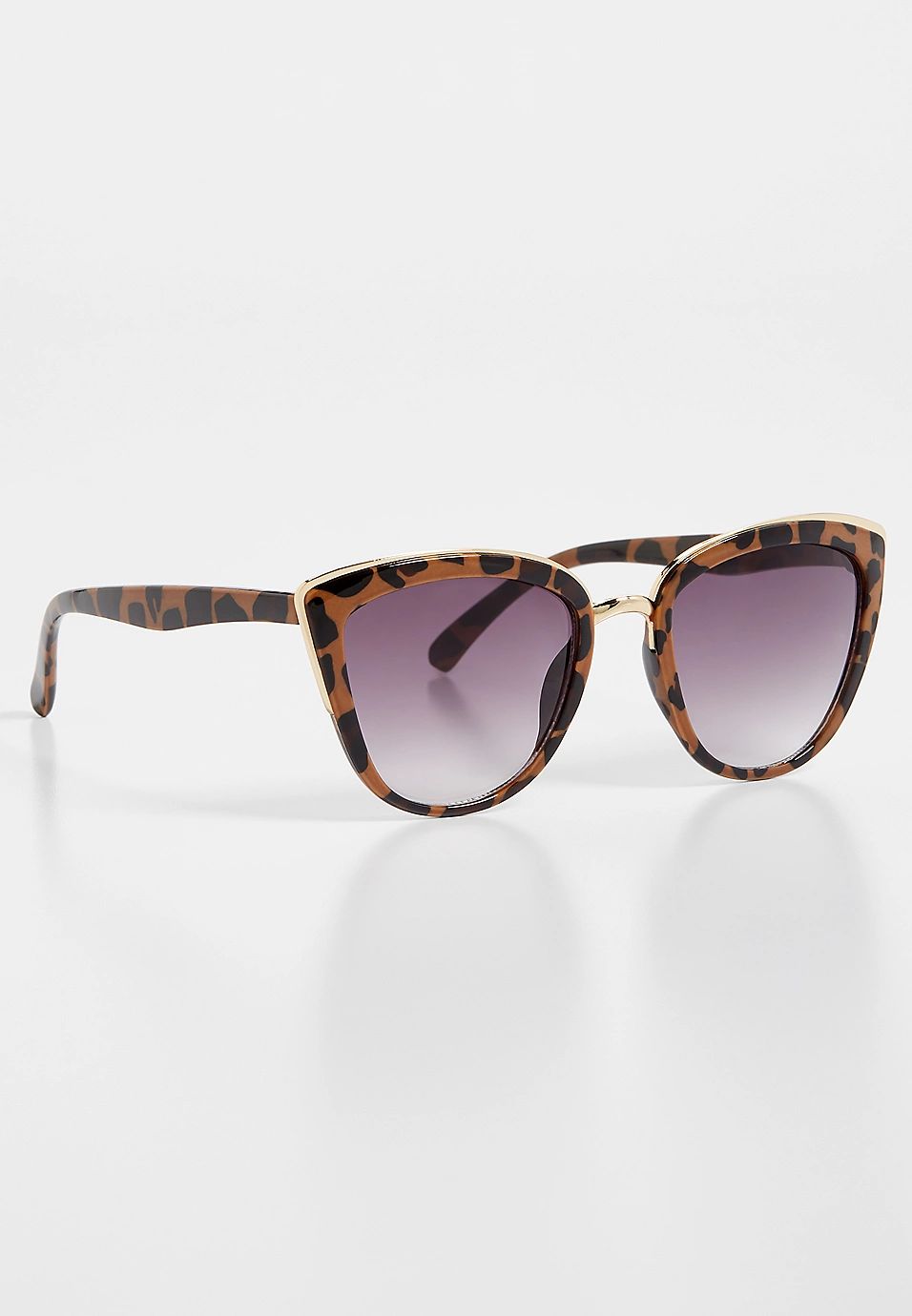 Leopard Cat Eye Sunglasses | Maurices