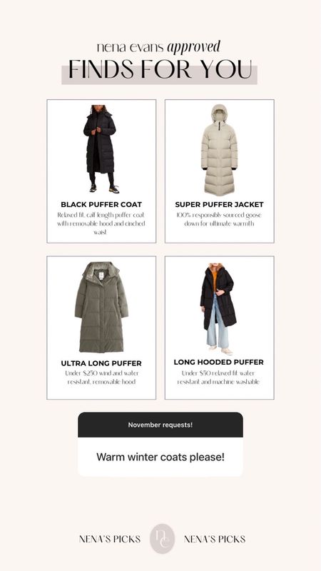 Warm winter coat finds for you 🤍


Puffer coat 
Winter coat
Abercrombie coat
Fall fashion 
Fall outfits 
Puffer jacket 

#LTKstyletip
