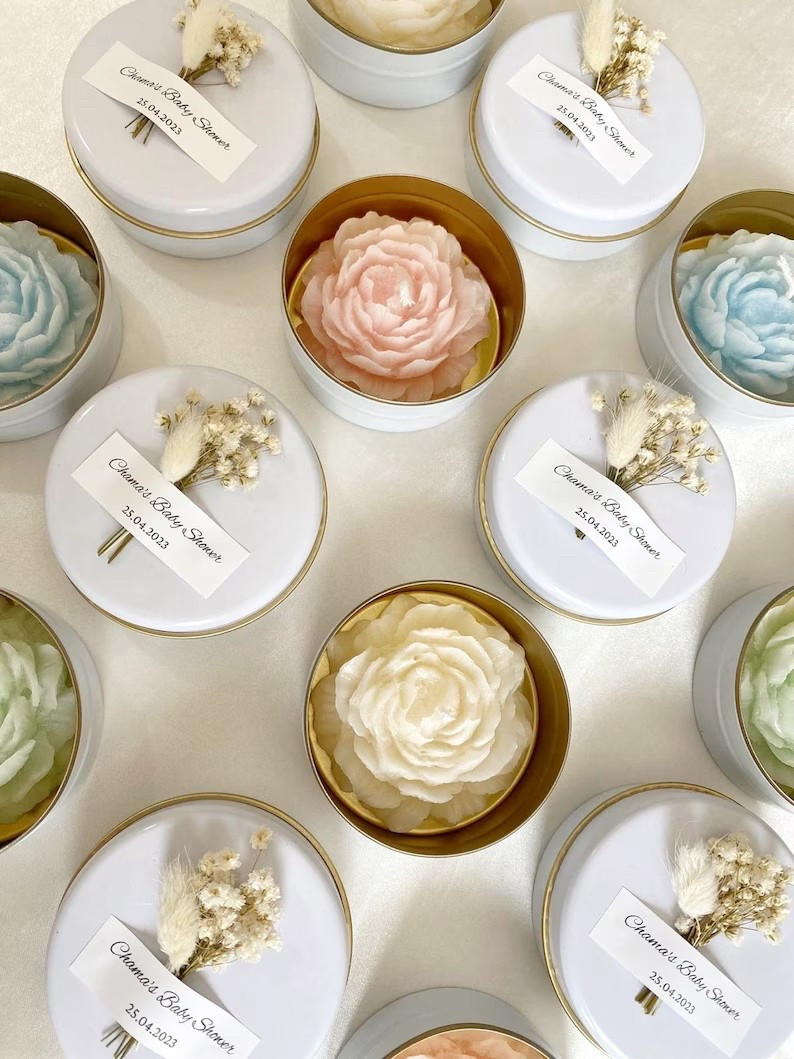 Bridal Shower Candle Favors from fanushome  

Bridal or Baby Shower Candle Favors | Baptism Candle Favors | Luxury Candle Bulk Favors | Personalized Candle Wedding Favors | bridal gift | gift for bride | bachelorette 


#LTKHome #LTKWedding #LTKSpringSale