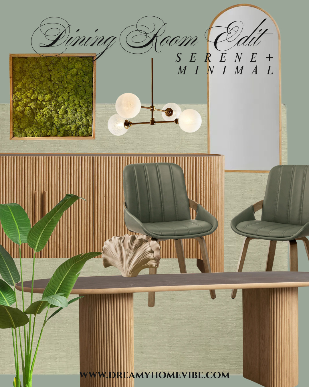 Create a serene dining room that balances elegance and minimalism 🌿 Shop the Astor Dining Table, modern chairs, and chic decor to elevate your space. #HomeDecor #DiningRoom #MinimalistStyle 

 #LTKHome