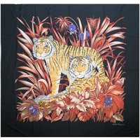 Salvatore Ferragamo - Scarf With Tigers | Etsy (US)