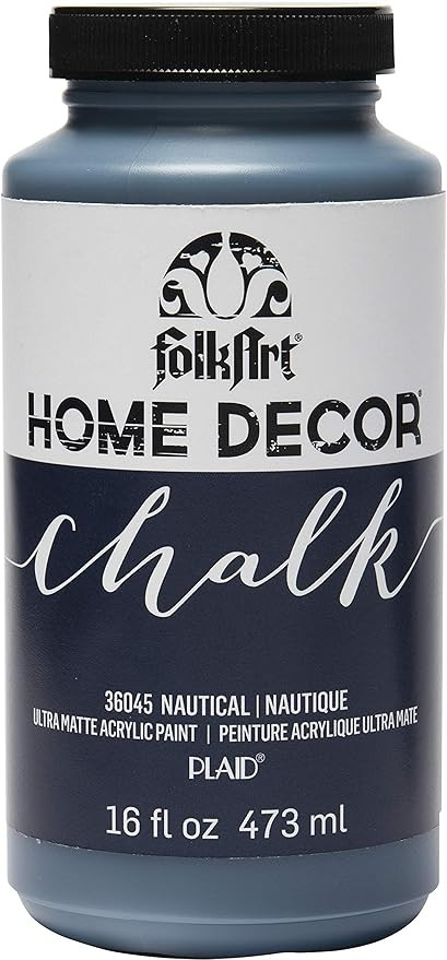 FolkArt, Nautical 36045 Home Decor Chalk Acrylic Paint, 16 oz, 16 Ounce, 16 Fl Oz (Pack of 1) | Amazon (US)
