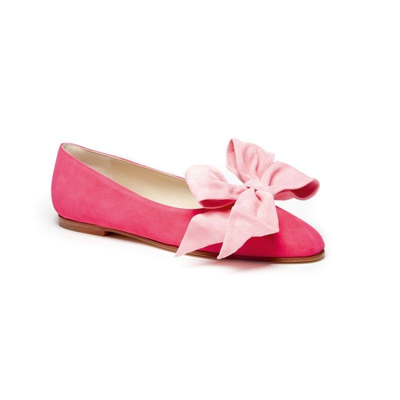 Alessandra Flat In Fuschia/Pink | Wolf and Badger (Global excl. US)