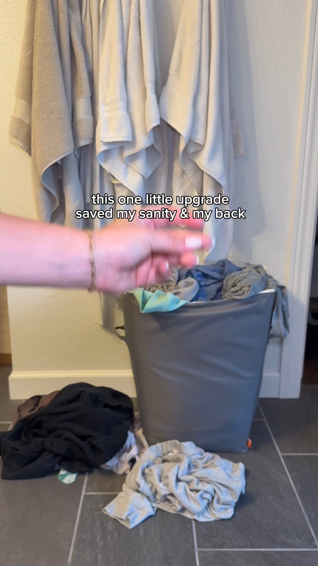 no more making piles on the floor and no more seeing inside my hamper when I want to be In denial about laundry 😂 I have the 160L

#LTKFamily #LTKFindsUnder100 #LTKHome